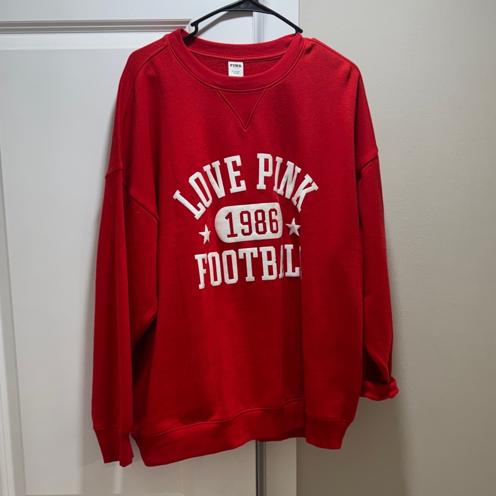 Victoria's Secret Red Crew Neck Sweater